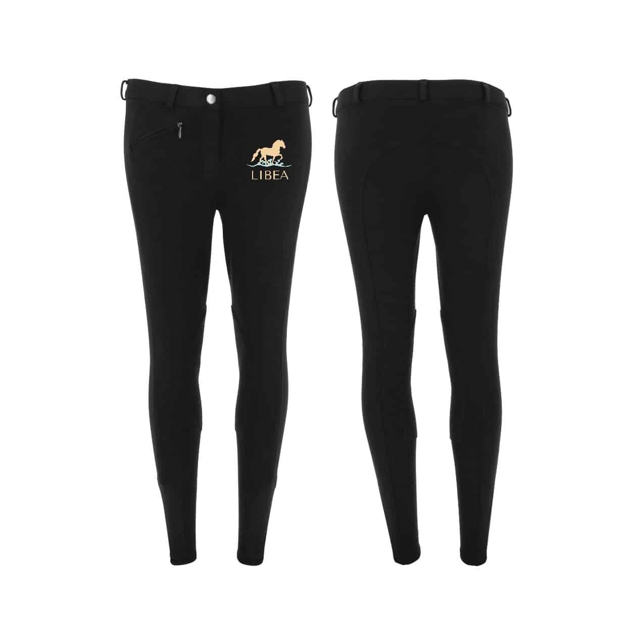 Pantalon d'équitation RIDING WORLD (femme) - Libea - Noir - 989071