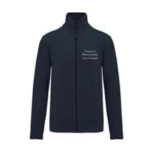 Veste micropolaire zippée (homme) – Elevage des Massonnières - Navy – K911