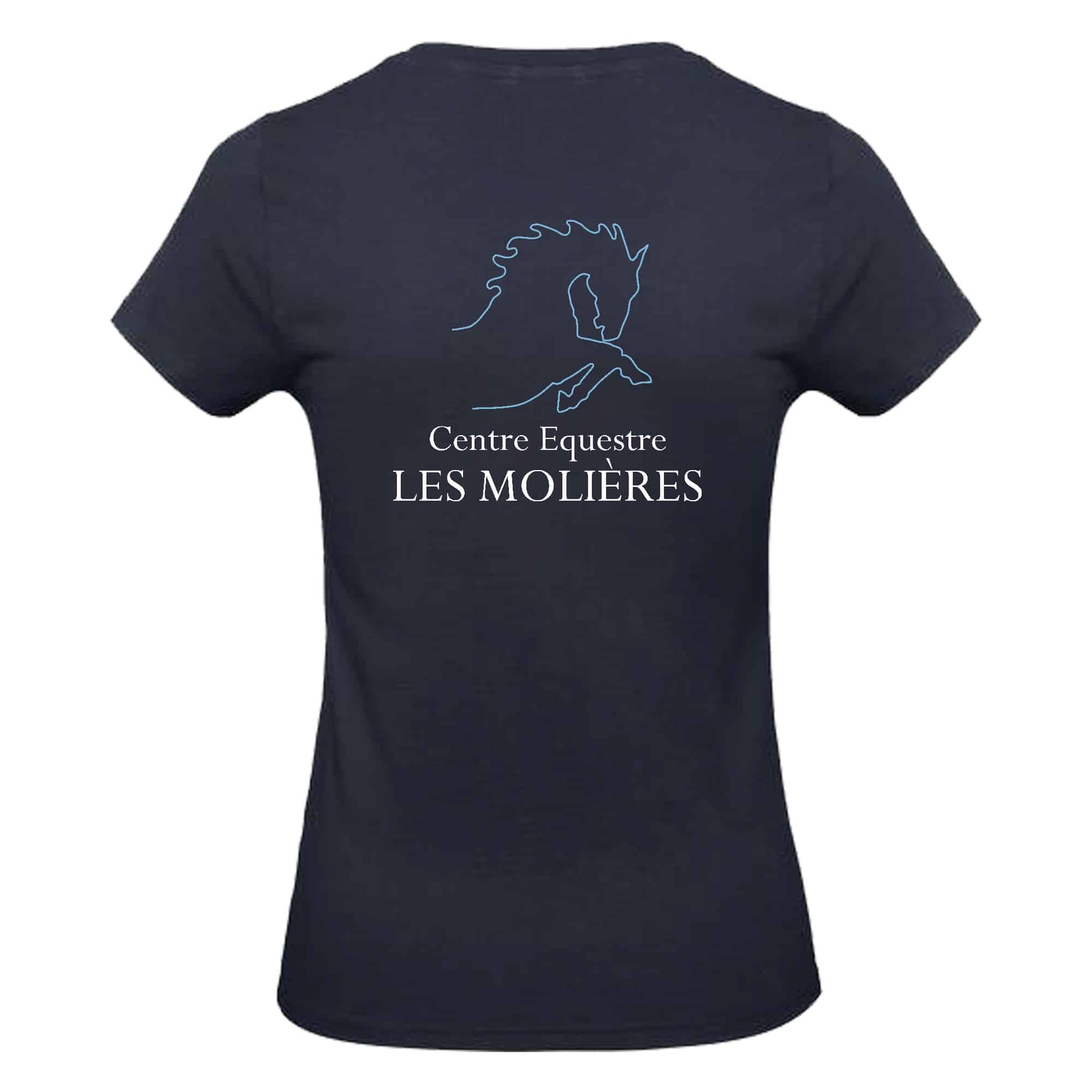 T-SHIRT (femme) - Centre Equestre des Molières - BC04T – Image 6