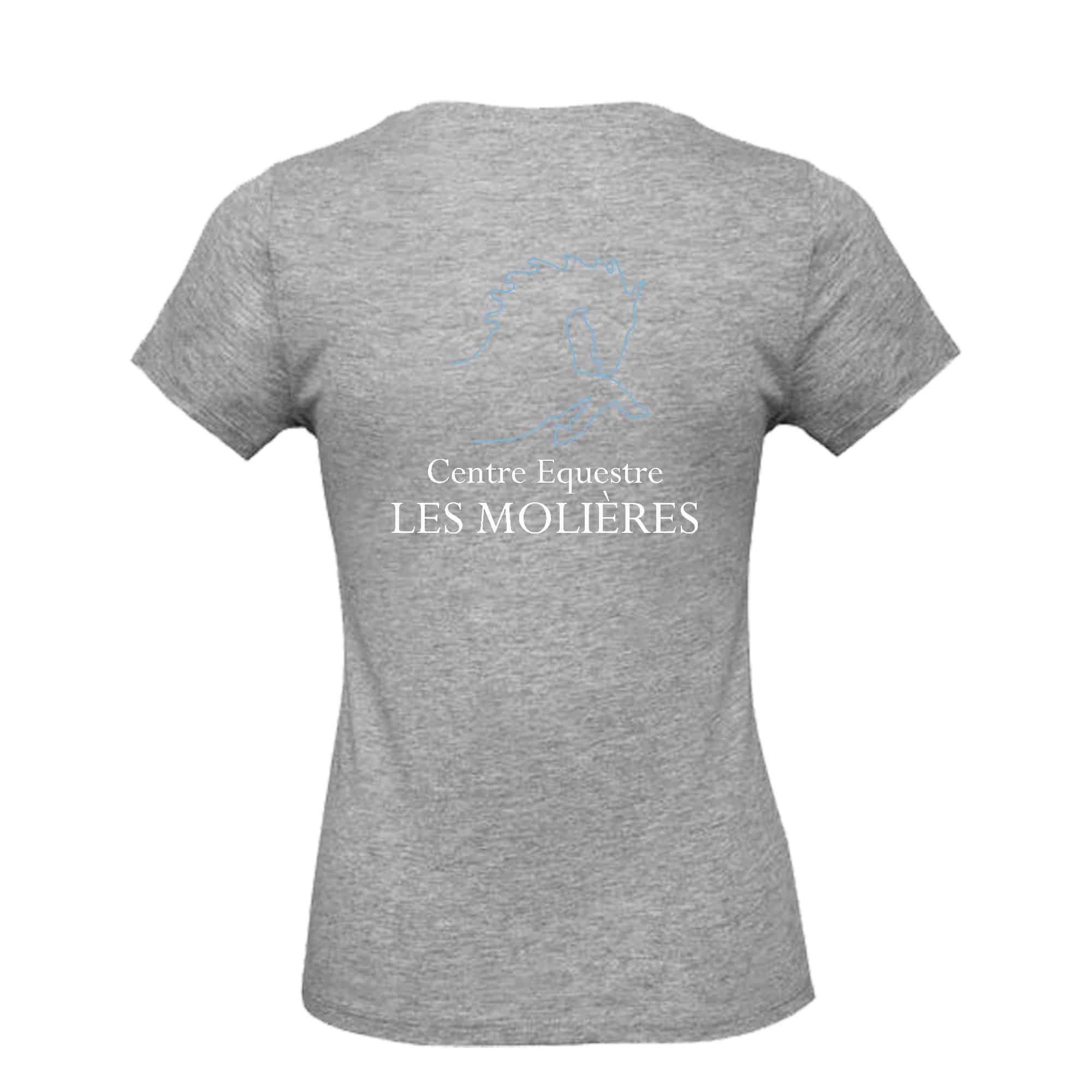 T-SHIRT (femme) - Centre Equestre des Molières - BC04T – Image 5