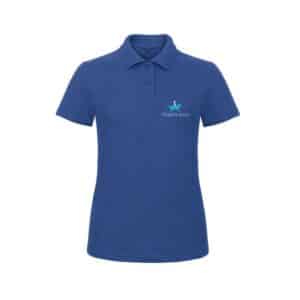 POLO (femme) - murmures - Bleu roi - BCI1F