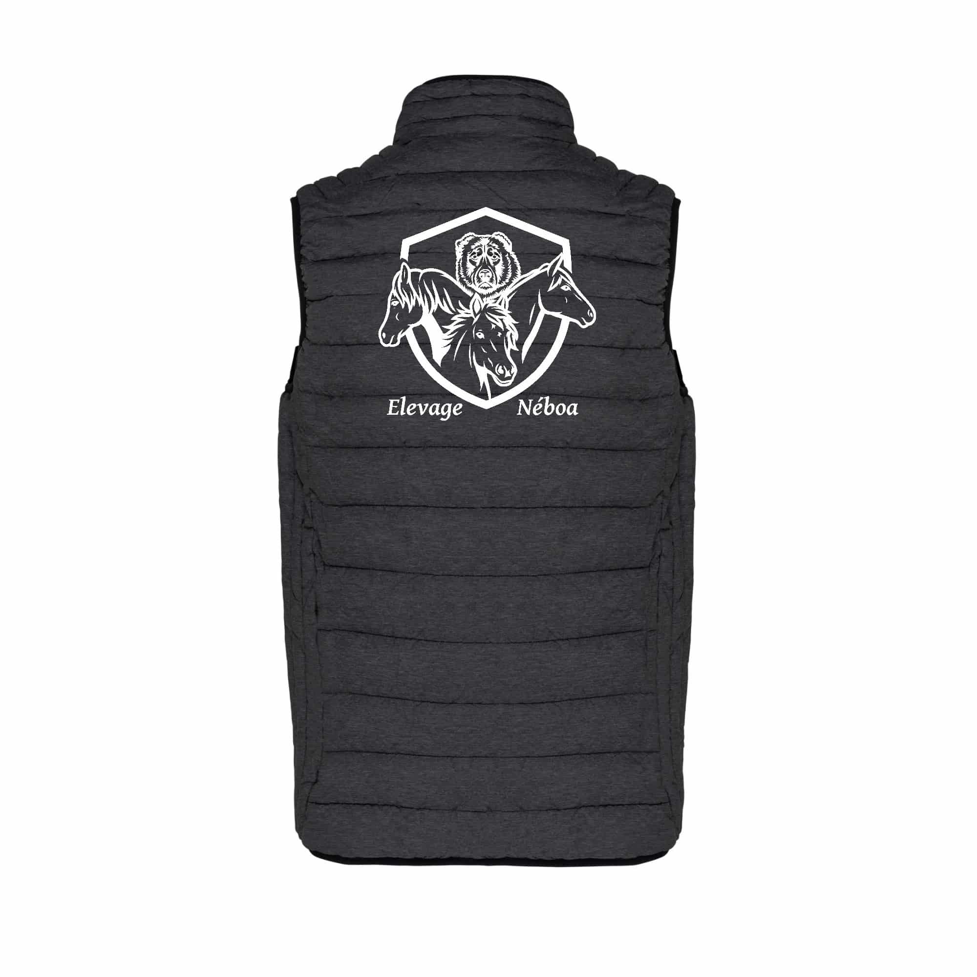 DOUDOUNE SANS MANCHES (femme) - New Feet Néboa - Gris Anthracite - K6114 – Image 3