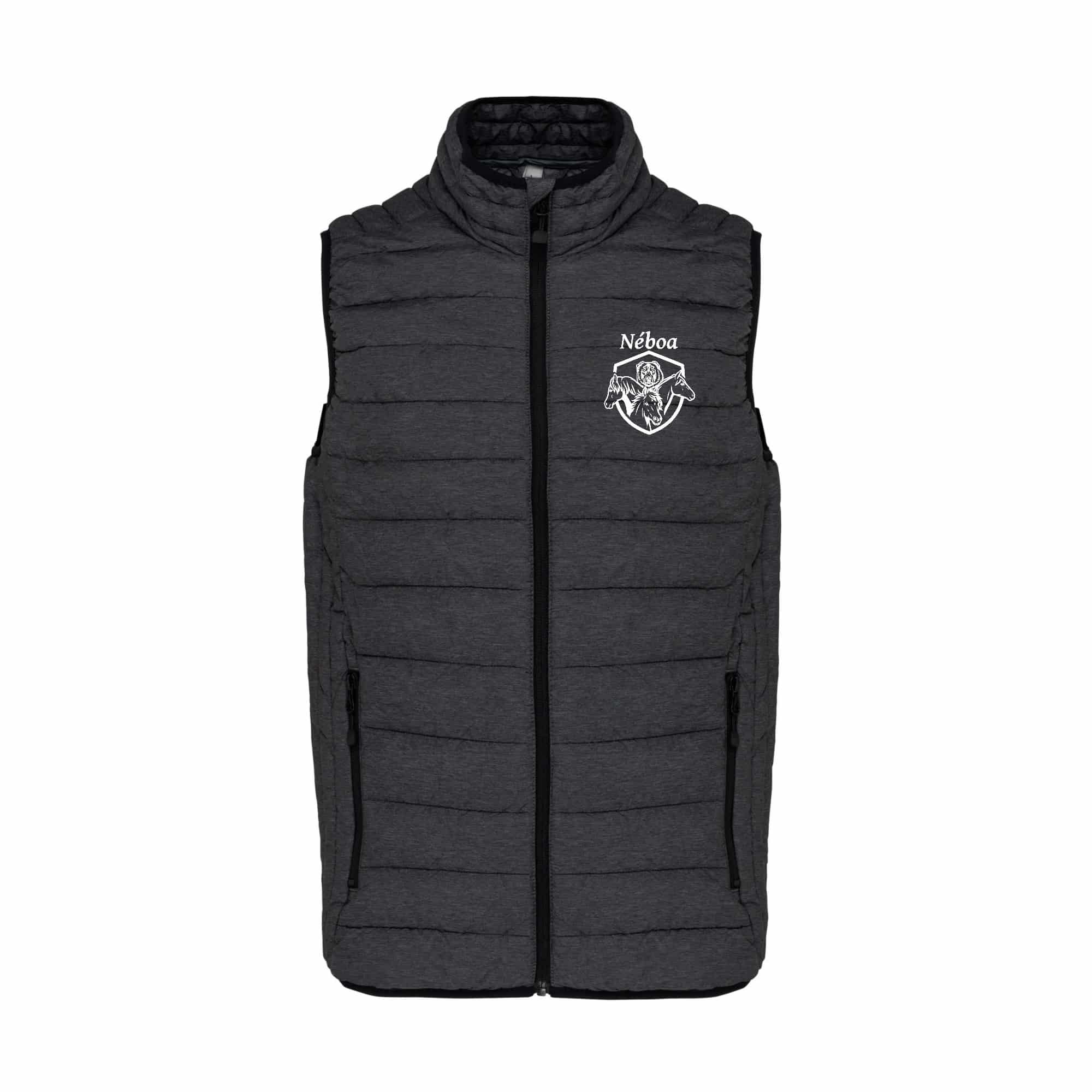 DOUDOUNE SANS MANCHES (femme) - New Feet Néboa - Gris Anthracite - K6114