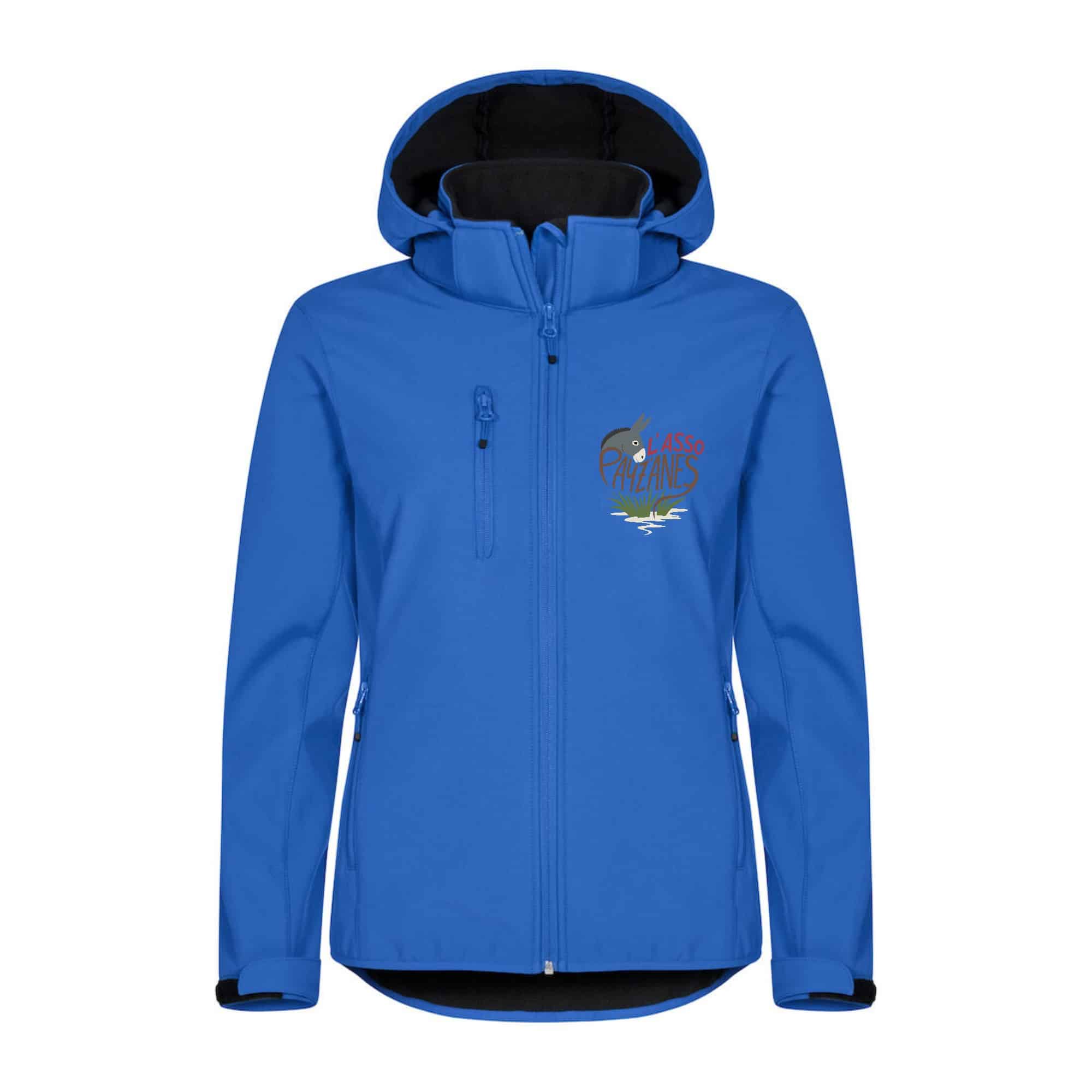 SOFTSHELL "Classic" (femme) - PAYZANES - Bleu roi - 0200917 – Image 4