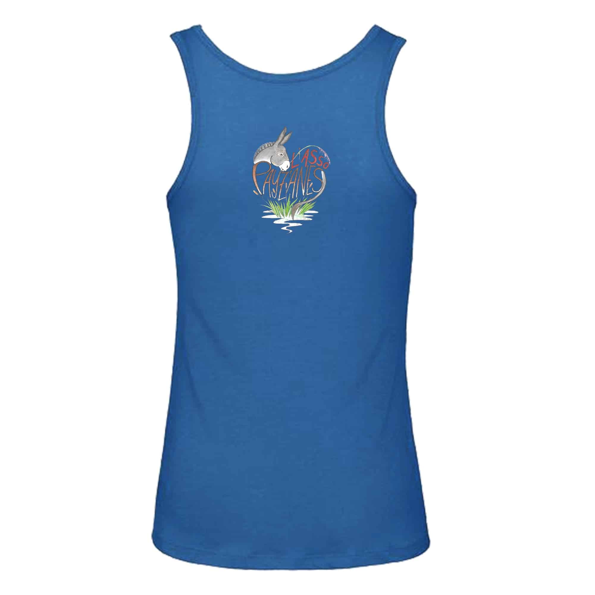 DEBARDEUR (femme) - PAYZANES - Bleu roi - BC073 – Image 3