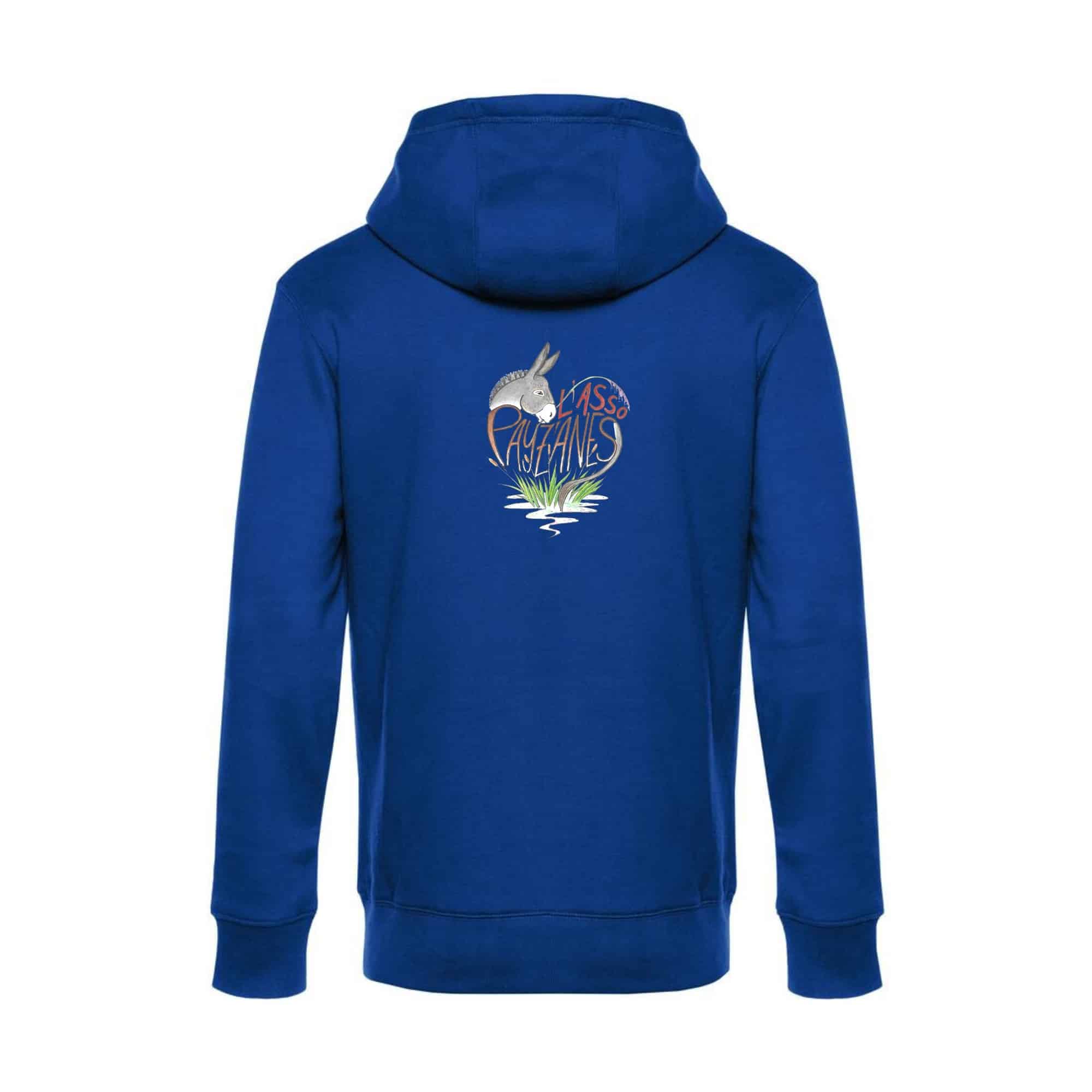 SWEAT ZIPPÉ (enfant) - PAYZANES - Bleu roi - K455 – Image 3