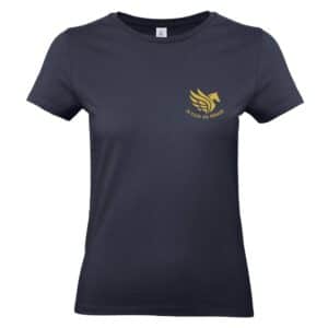 T-Shirt Bio Premium (femme) - Le Clos du Pégase - Navy - BC049