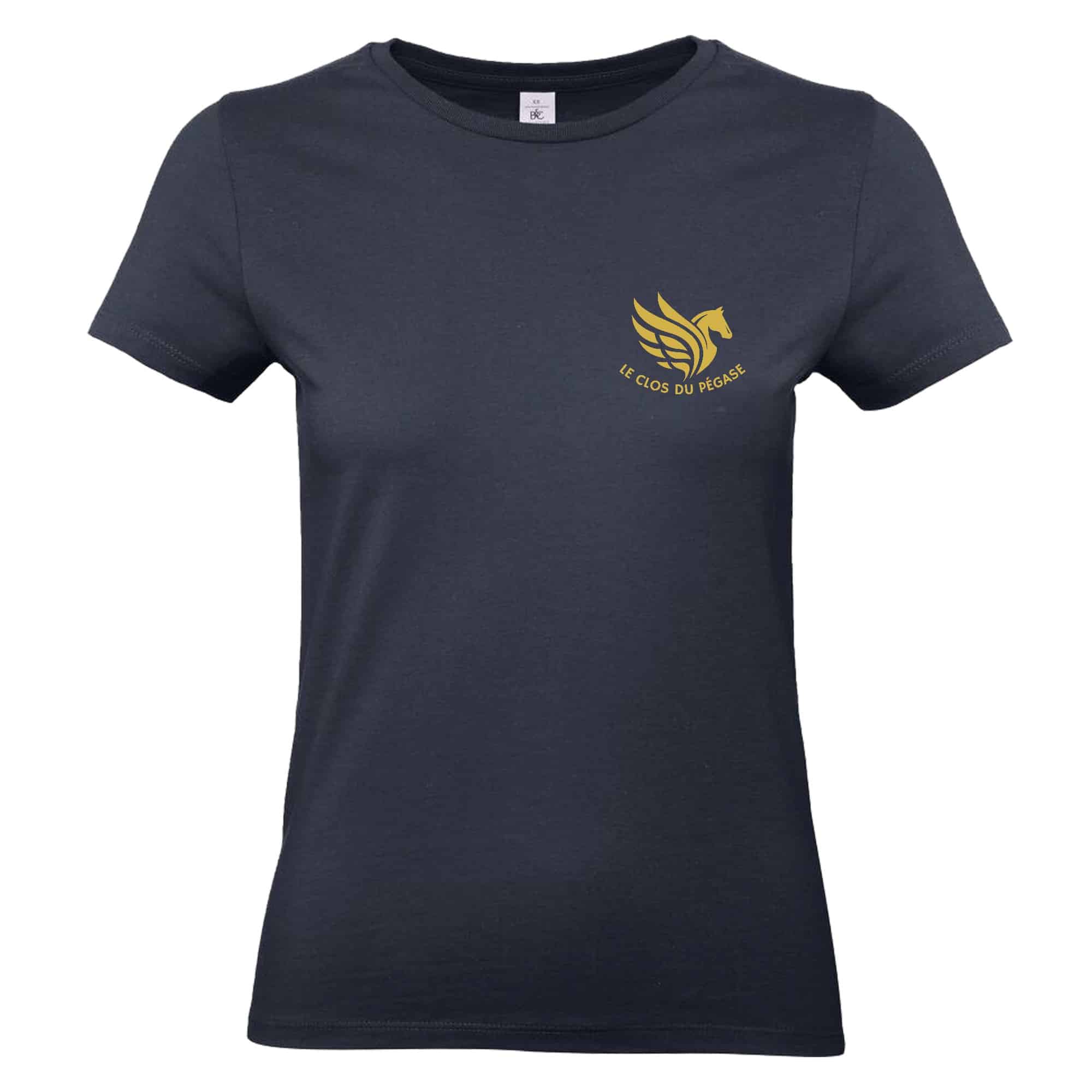 T-Shirt Bio Premium (femme) - Le Clos du Pégase - Navy - BC049
