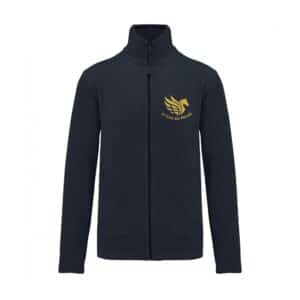 Veste micropolaire zippée (enfant) – Le Clos du Pégase - Navy – K920