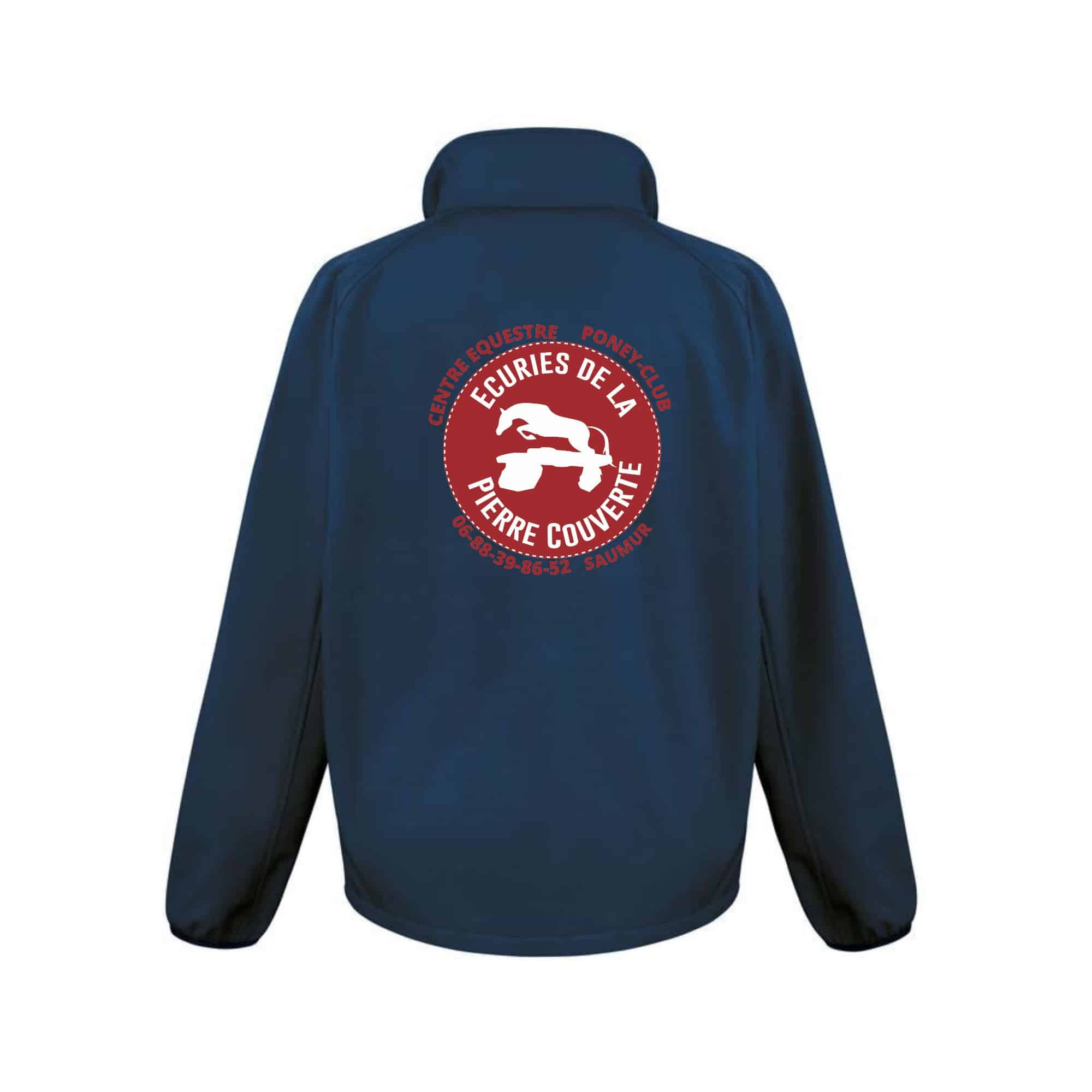 SOFTSHELL ECO (femme) – Aux Écuries de la Pierre Couverte - Navy - R231F – Image 3