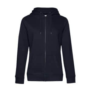 SWEAT ZIPPÉ (femme) - Aux Écuries de la Pierre Couverte - Navy - BCW03Q
