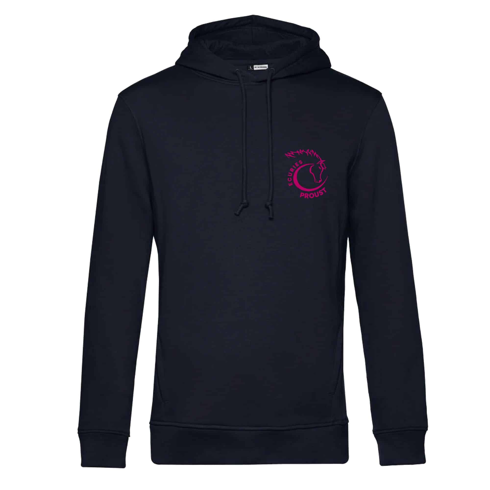 SWEAT A CAPUCHE (homme) - Association des Cavaliers des Ecuries Proust – Navy - BCU33B