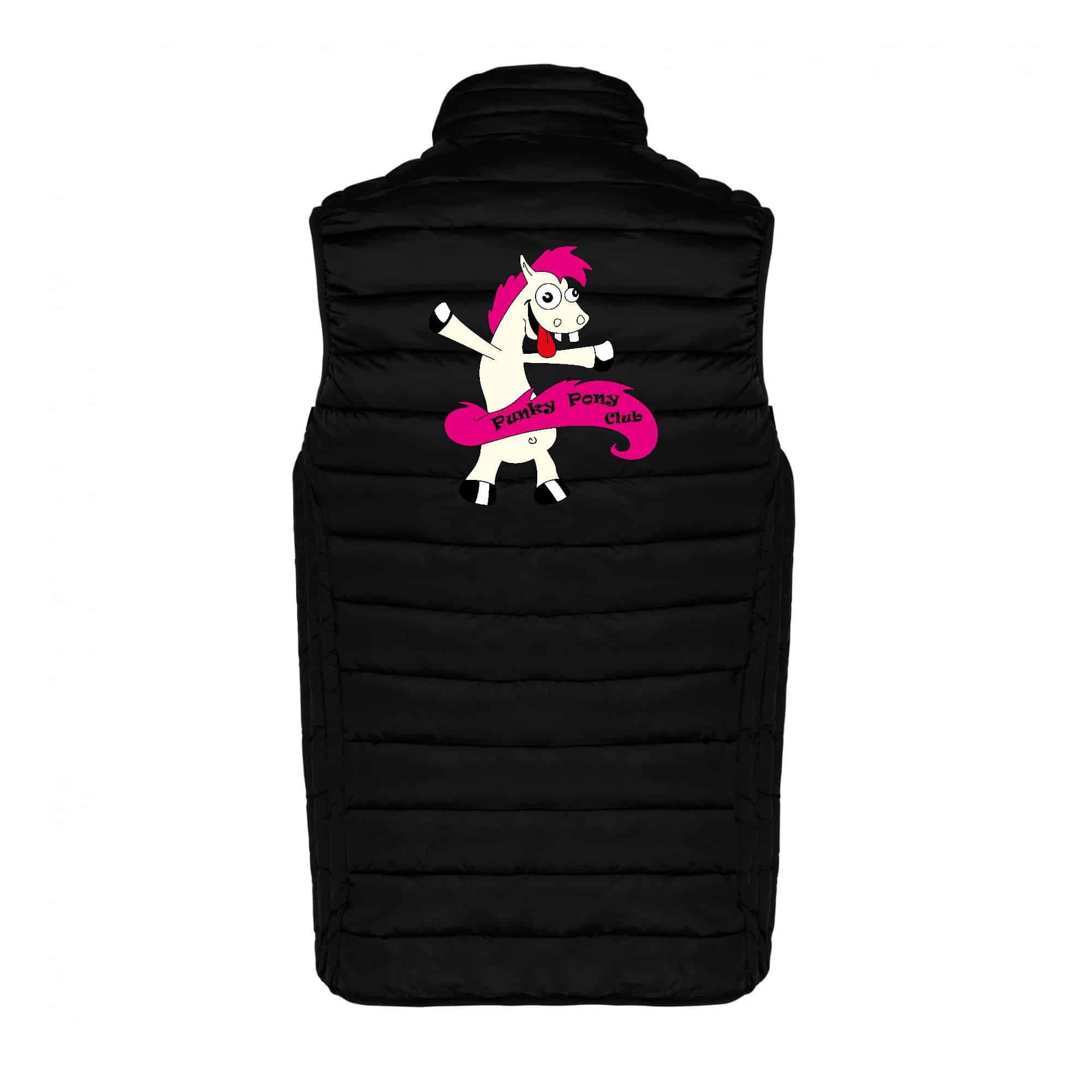 DOUDOUNE SANS MANCHES (homme) - Le punky pony club - Noir - K6113 – Image 3