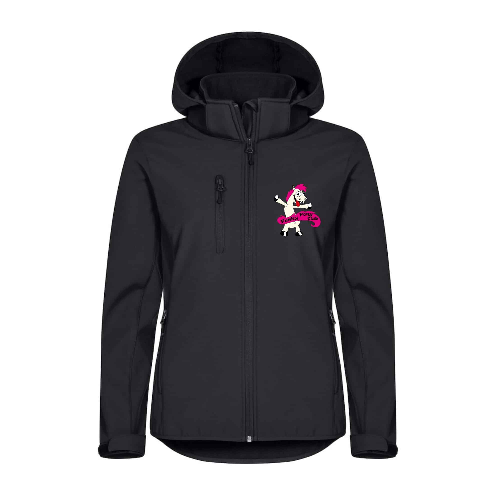 SOFTSHELL "Classic" (femme) - Le punky pony club - Noir - 0200917