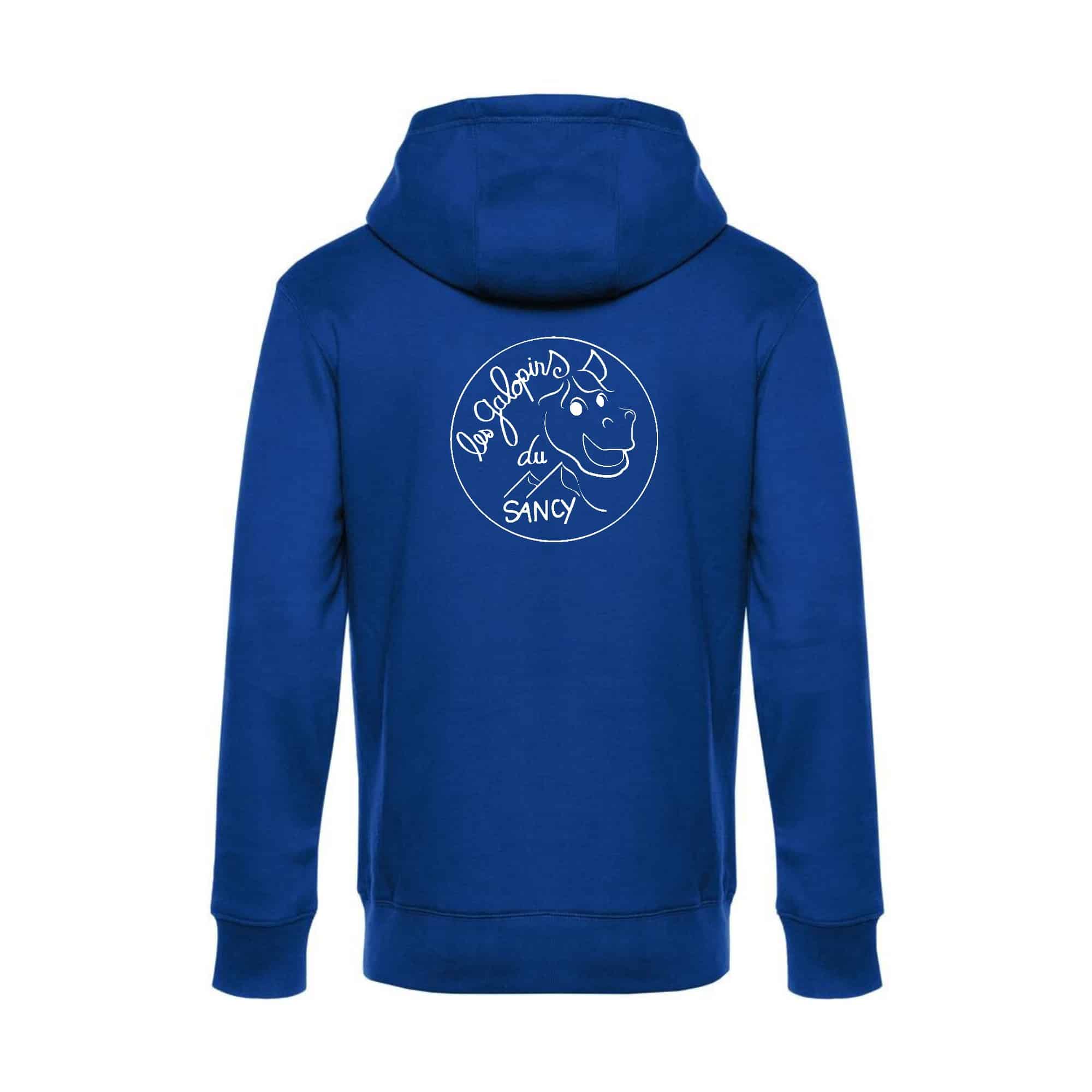 SWEAT ZIPPÉ (Homme) - Galopins du Sancy - Bleu roi - BCU03K – Image 3
