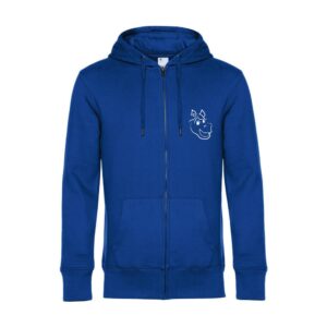 SWEAT ZIPPÉ (enfant) - Galopins du Sancy - Bleu roi - K455