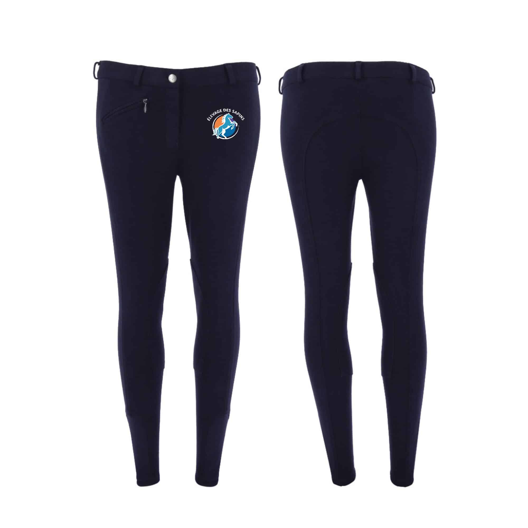 Pantalon d'équitation RIDING WORLD (enfant) - Élevage des sapins - Navy - 989070
