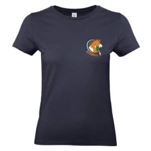T-SHIRT (femme) - Centre équestre de Sigbell - Navy - BC04T