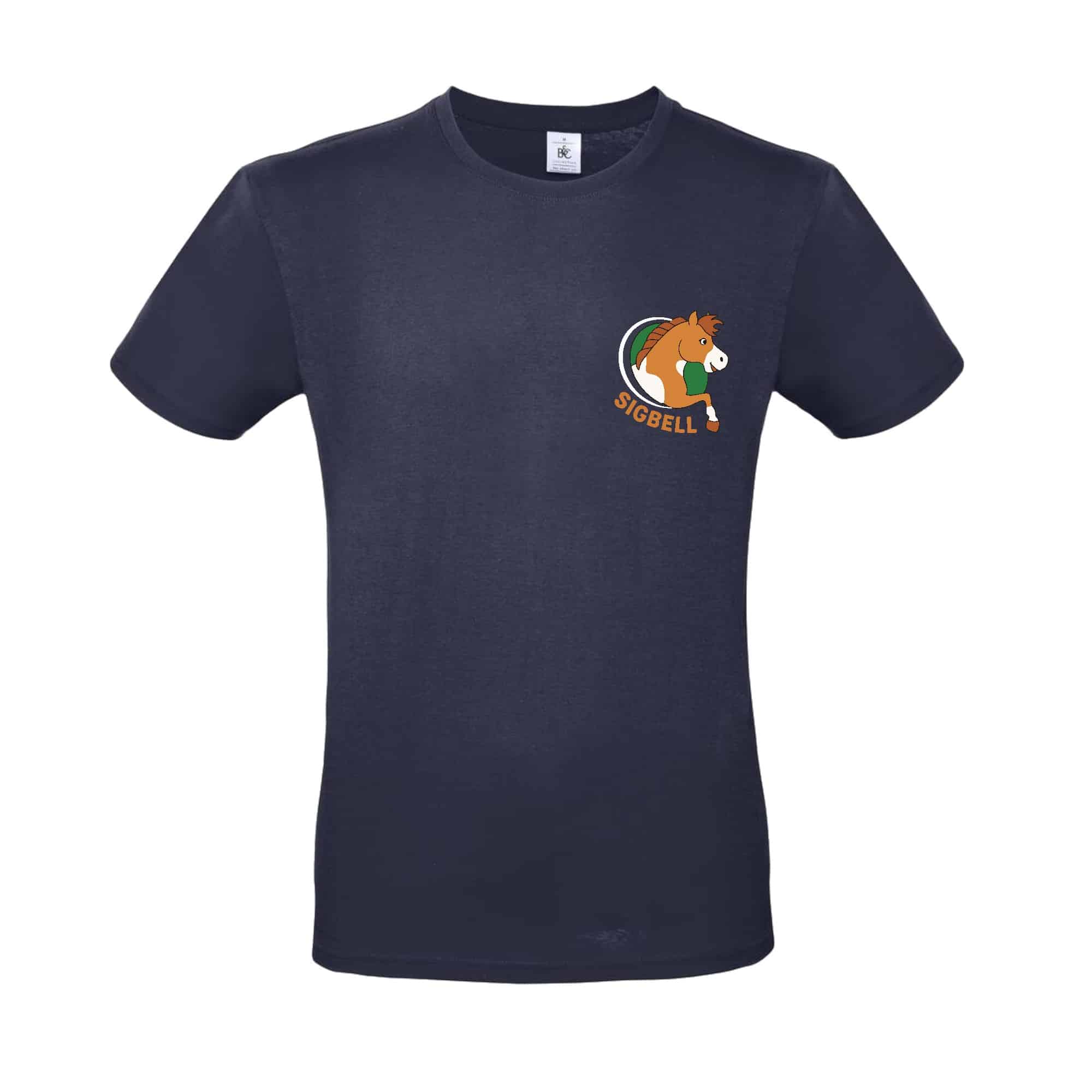 T-SHIRT (homme) - Centre équestre de Sigbell - Navy - BC03T