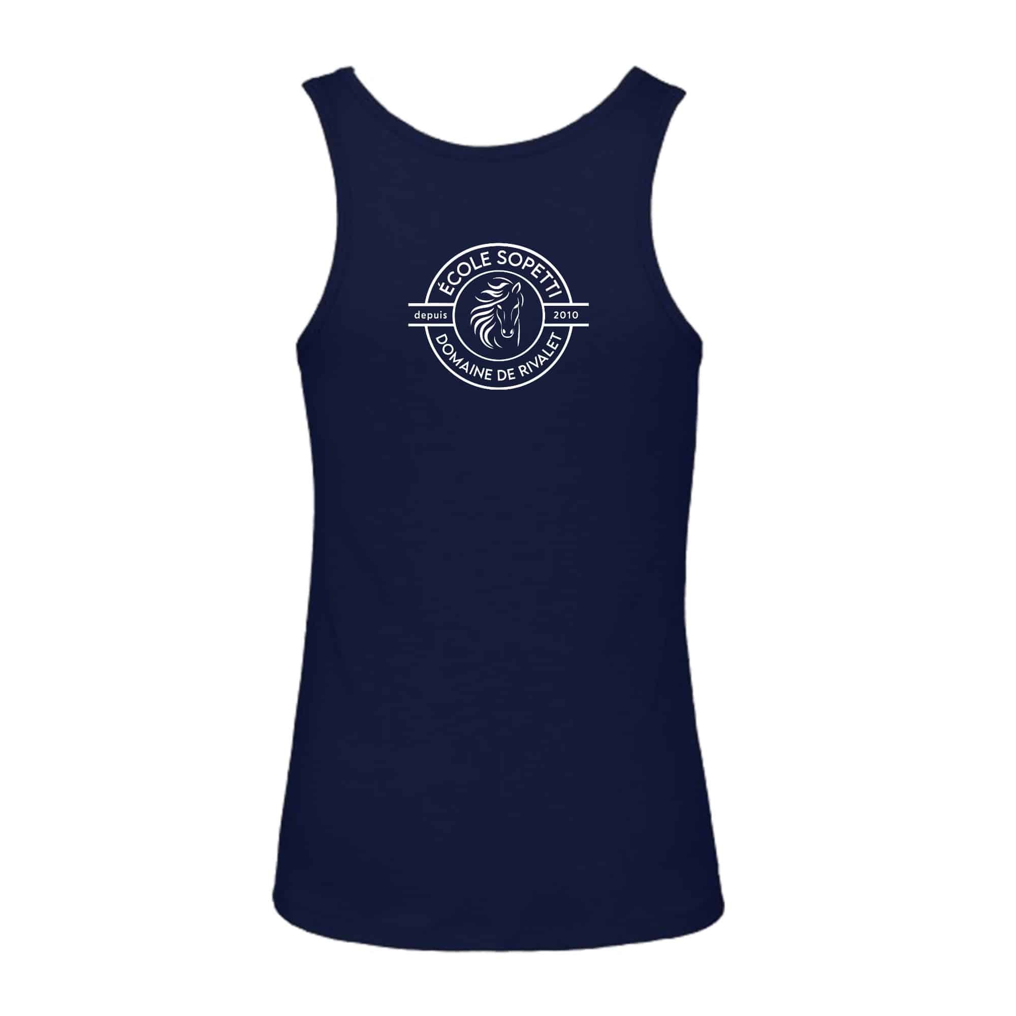 DEBARDEUR (femme) - École Sopetti - Navy - BC073 – Image 3