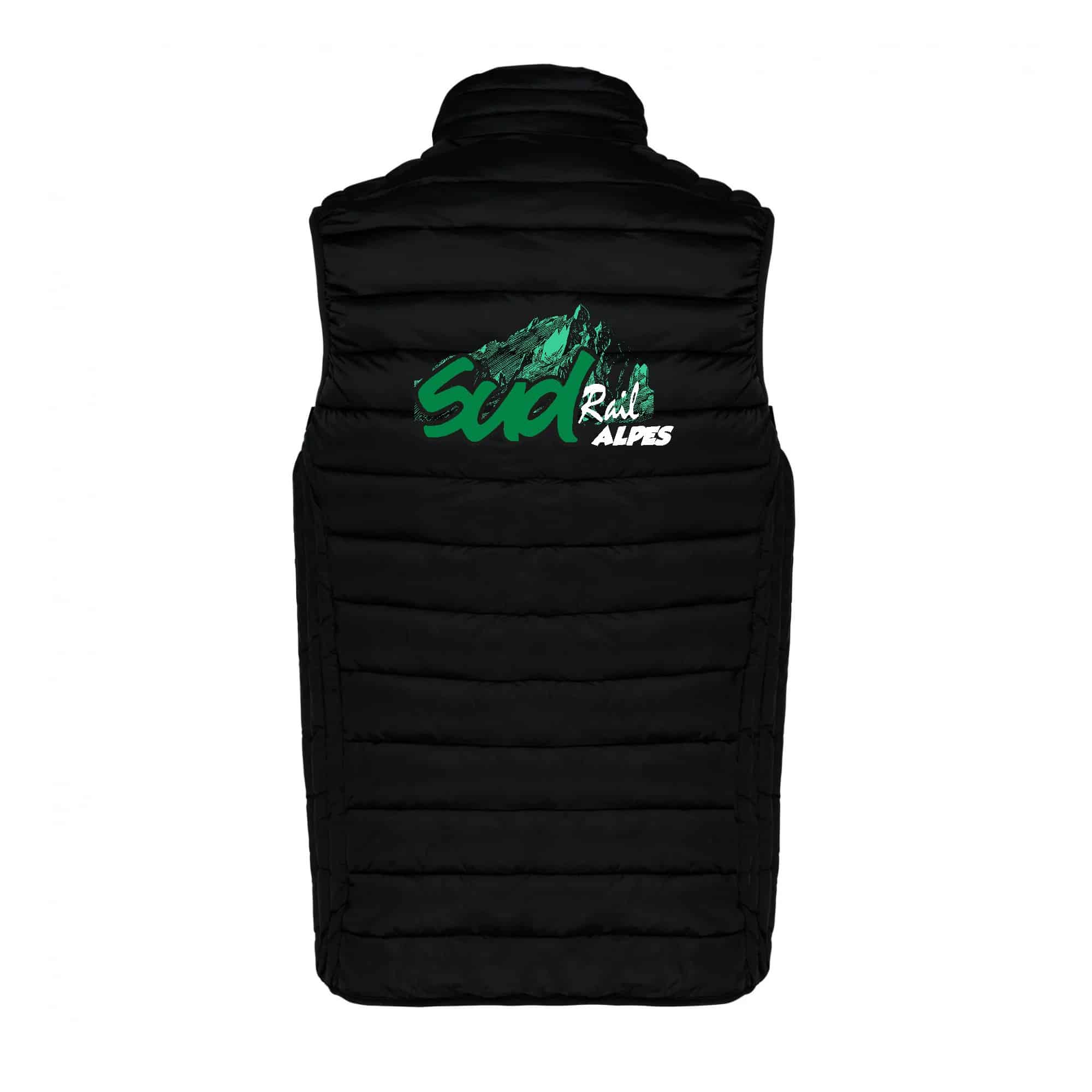 DOUDOUNE SANS MANCHES (homme) - SUD-Rail Alpes - Noir - K6113 – Image 3