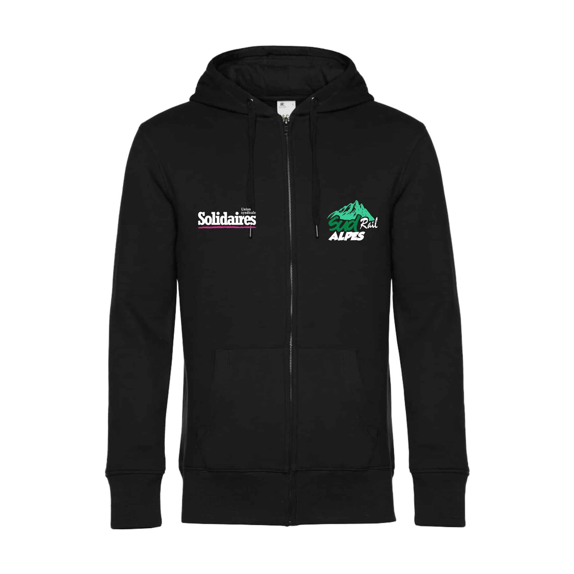 SWEAT ZIPPÉ (enfant) - SUD-Rail Alpes - Noir - K455 – Image 4