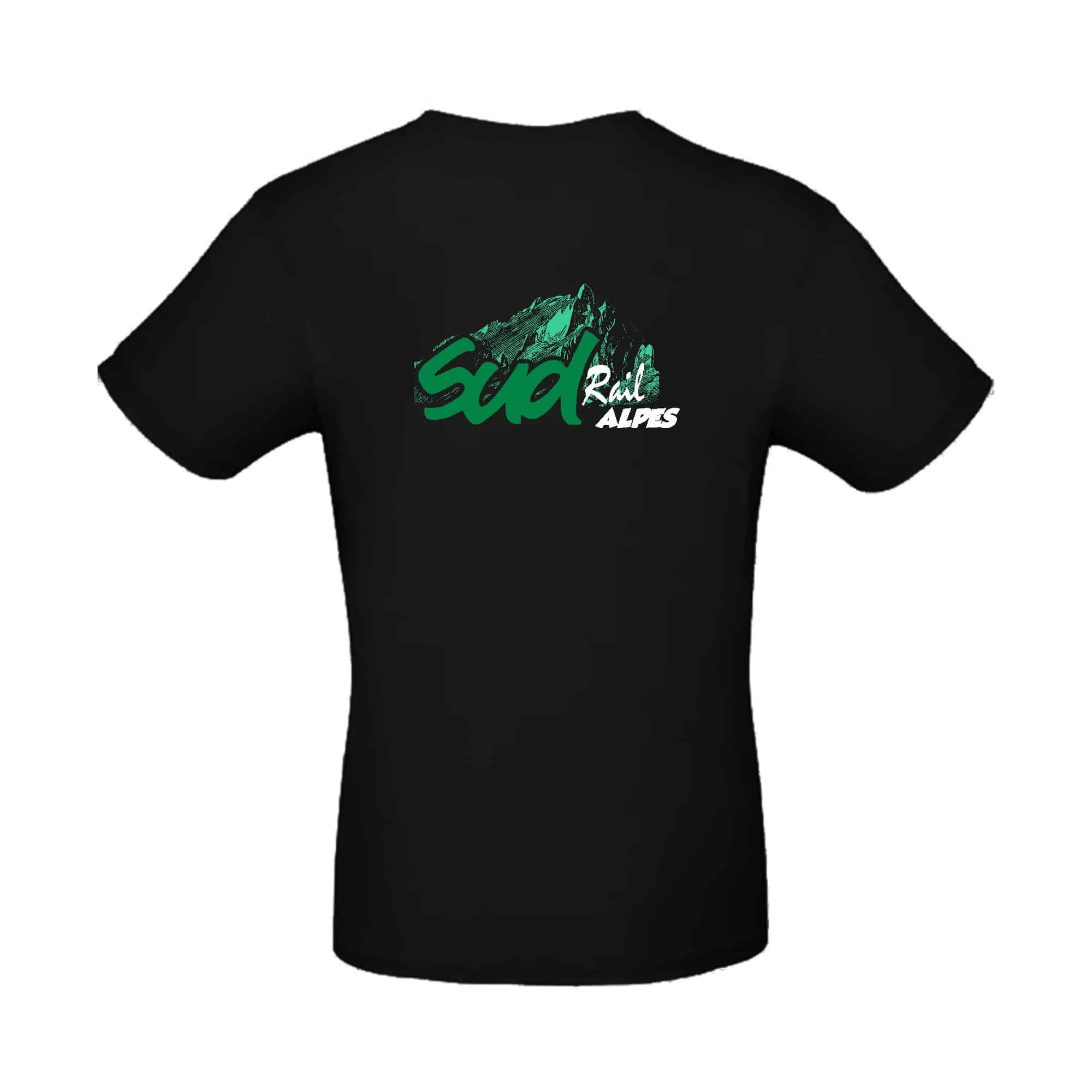 T-SHIRT (enfant) - SUD-Rail Alpes - Noir - BC03TK – Image 2