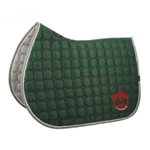 Tapis de selle Equithème "Orion" - Vautrait de la Billebaude - Vert Foret - 20477