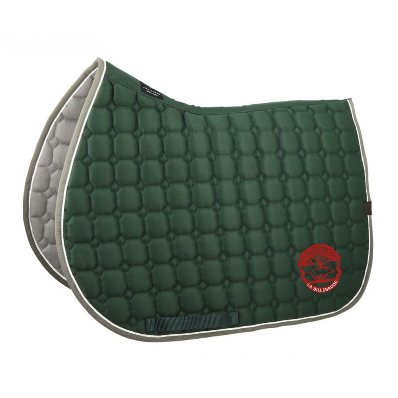 Tapis de selle Equithème "Orion" - Vautrait de la Billebaude - Vert Foret - 20477