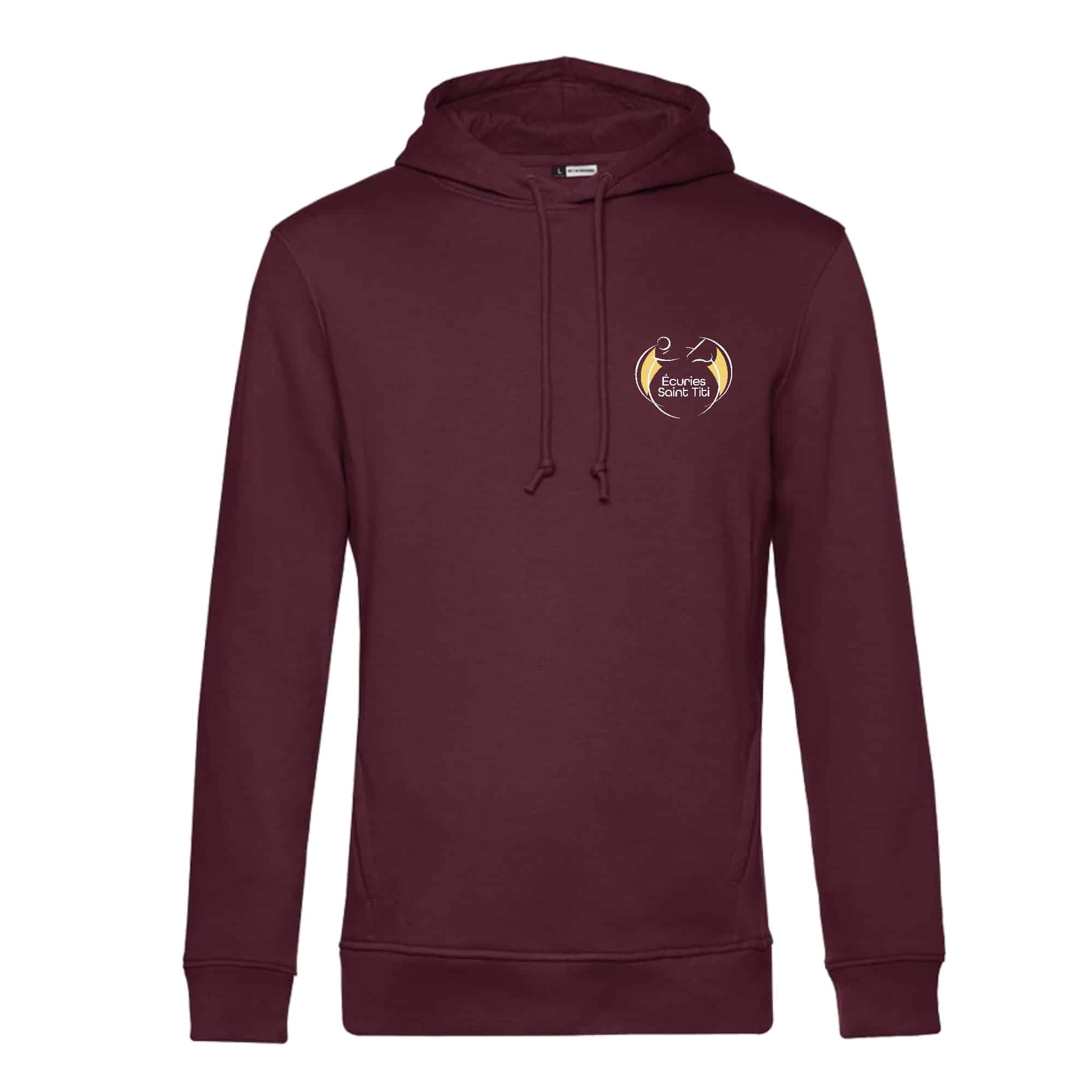 SWEAT A CAPUCHE (homme) - Écuries Saint Titi - Bordeaux - BCU33B