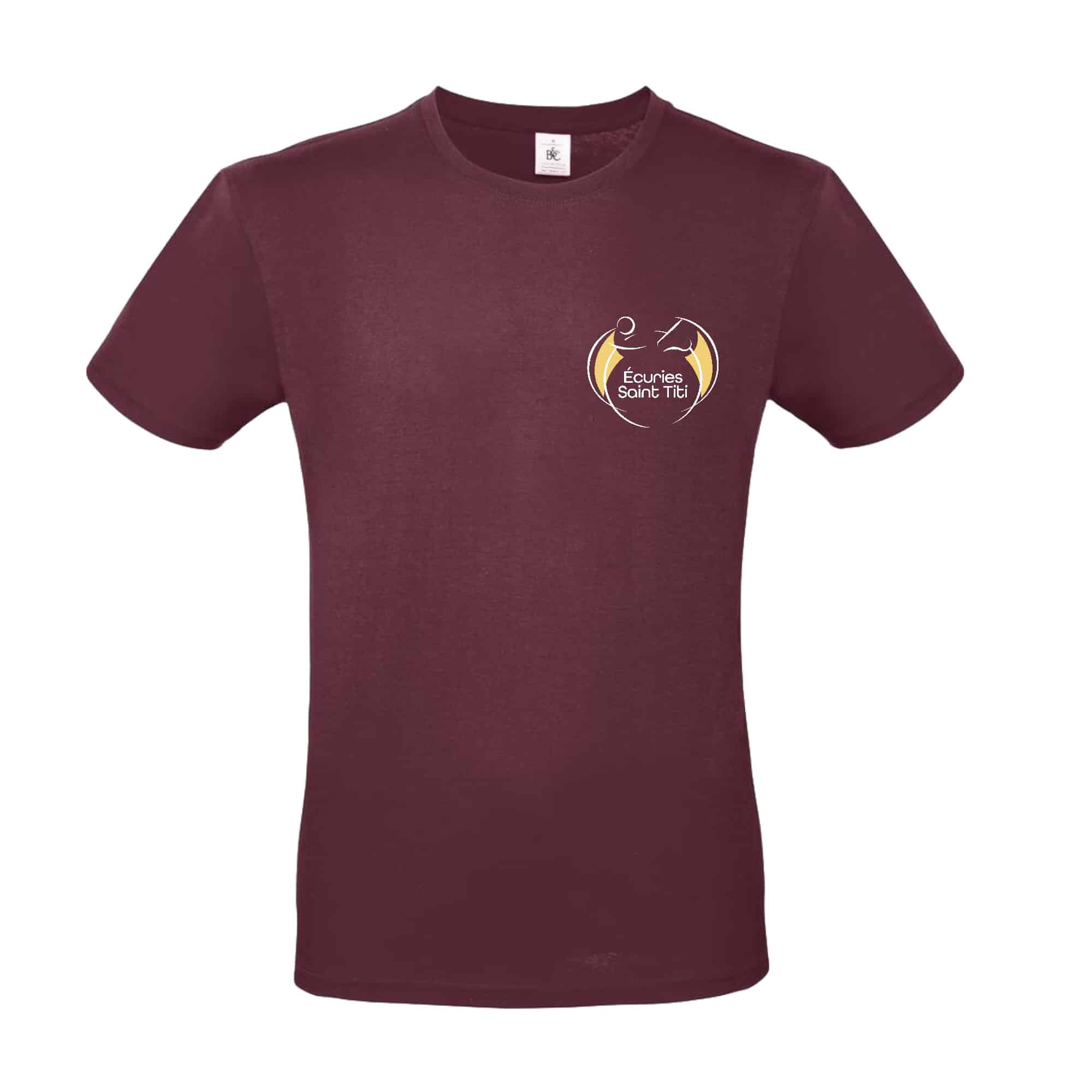 T-SHIRT (homme) - Écuries Saint Titi - Bordeaux - BC03T