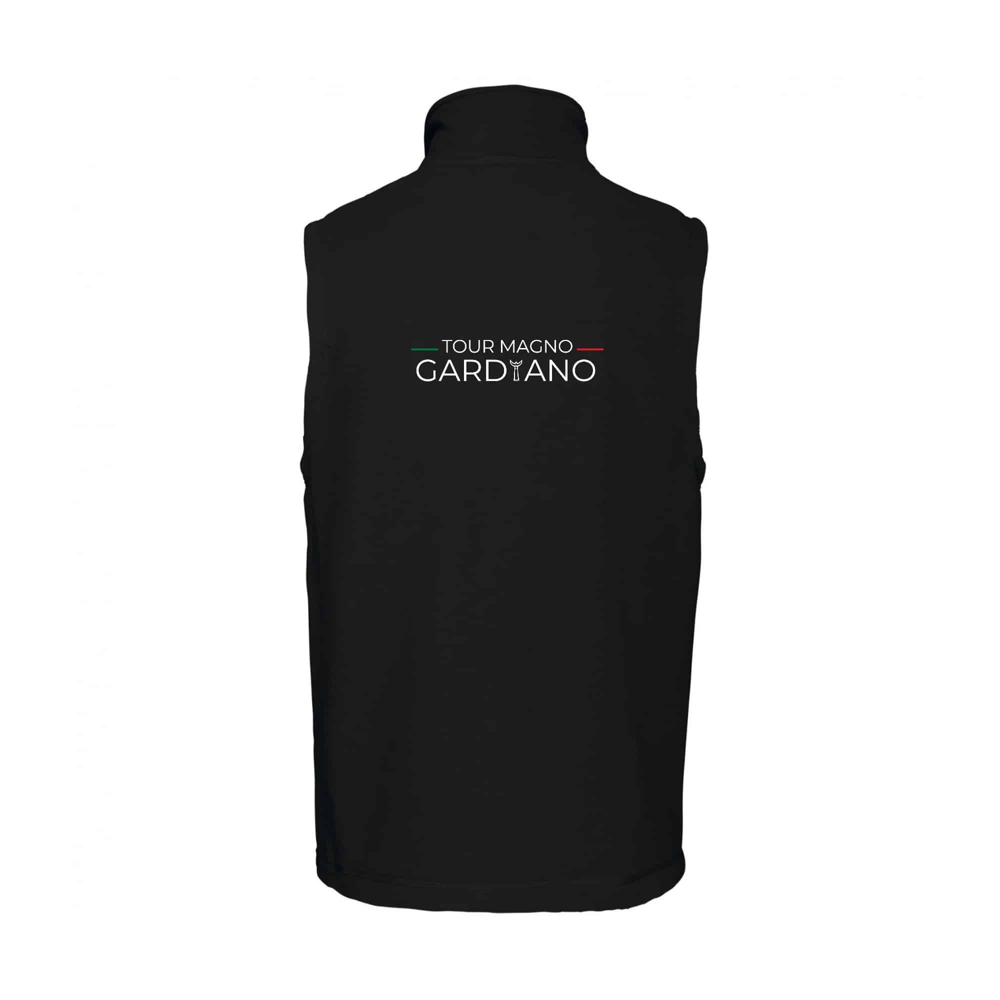 Veste micropolaire zippée sans manches (Homme) – Tour Magno Gardiano - Noir – K913 – Image 2