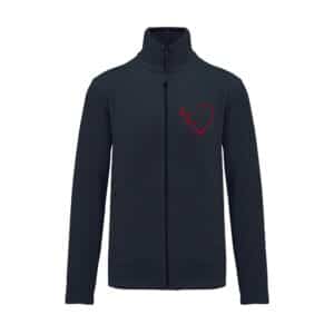 Veste micropolaire zippée (enfant) – CENTRE EQUESTRE DE VERNEUIL - Navy – K920