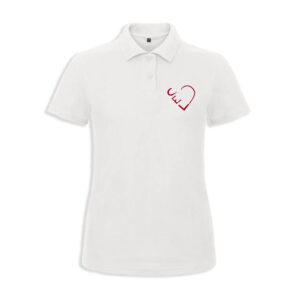 POLO (femme) - CENTRE EQUESTRE DE VERNEUIL - Blanc - BCI1F