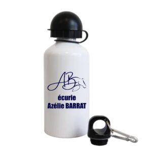 Gourde Aluminium 500ml bouchon rond - Sport Étude Val de Creuse - Navy - GRD002