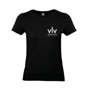 T-SHIRT (femme) - VOULEZ-VOUS - Spectacle & Diner - Noir - BC04T