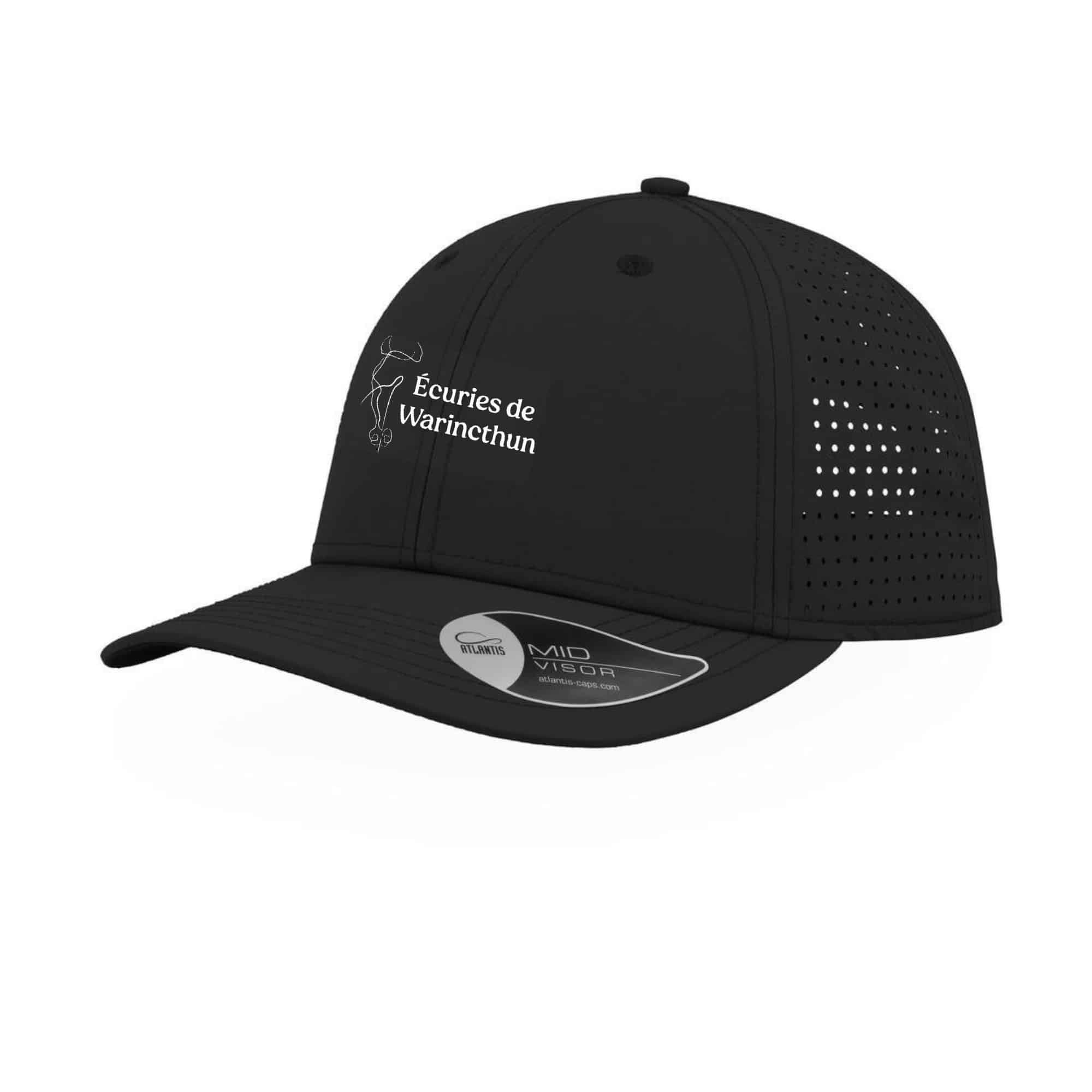 Casquette ventilée - Ecurie de Warincthun - Noir - AT182