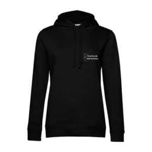 SWEAT A CAPUCHE (femme) – Ecurie de Warincthun - Noir - BCW34B