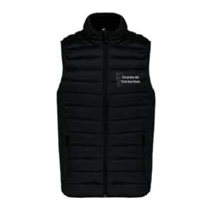 DOUDOUNE SANS MANCHES (enfant) - Ecurie de Warincthun - Noir - K6115