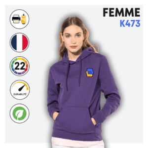 Sweat avec capuche (femme) - K473