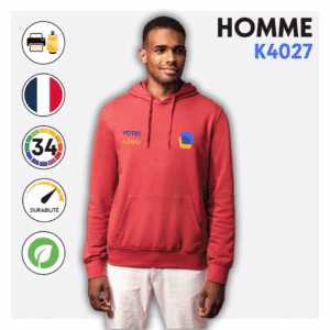 Sweat avec capuche et poche kangourou (homme) - K4027
