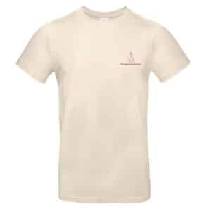 T-SHIRT (homme) - Pension clairvaloise - Élevage des pensées - Beige - BC03T