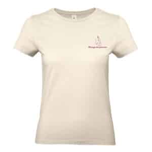 T-SHIRT (femme) - Pension clairvaloise - Élevage des pensées - Beige - BC04T