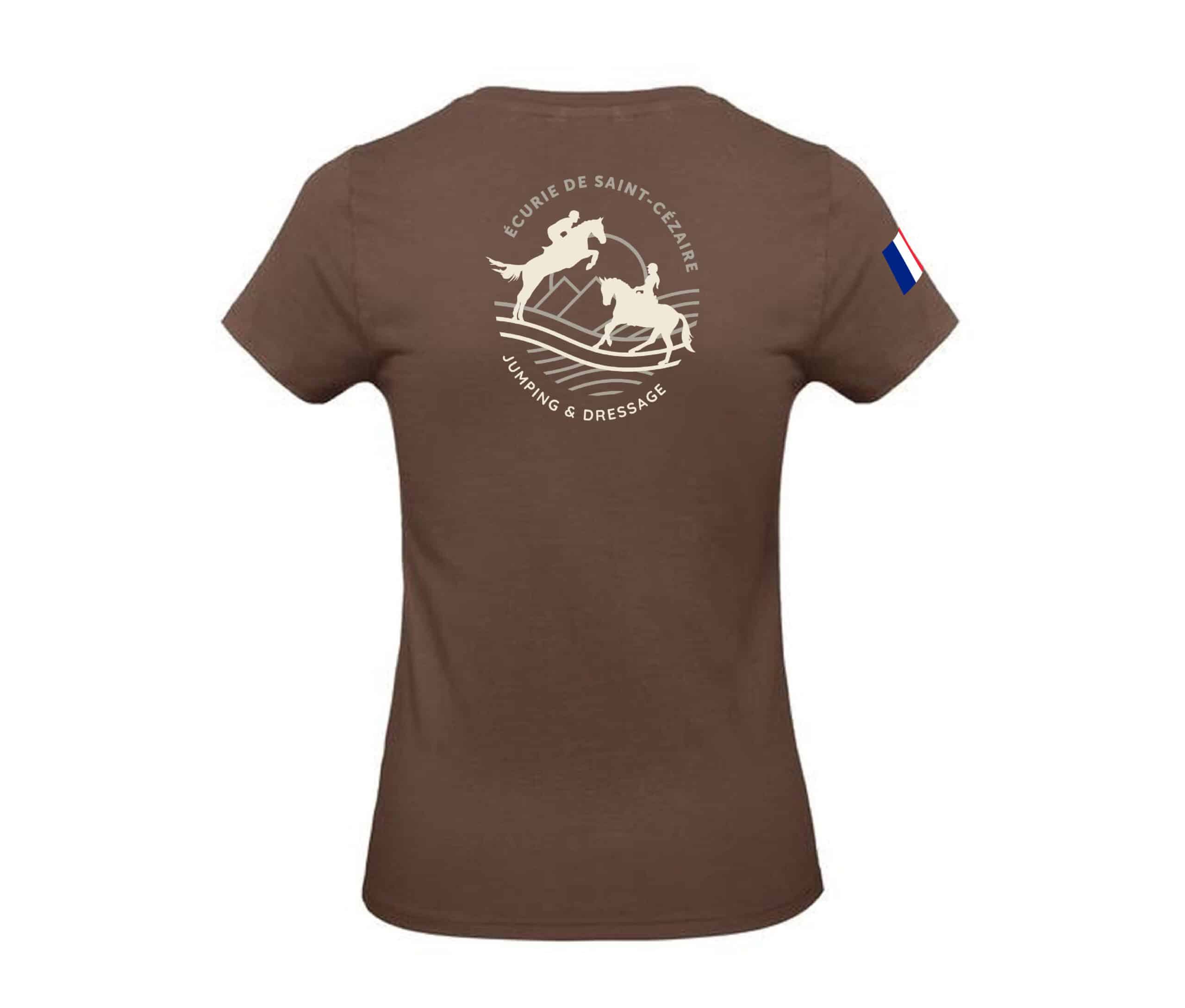 T-SHIRT (femme) - Ecurie de Saint Cézaire - BEGARD - BC04T – Image 3