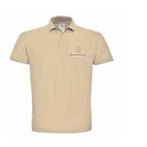 POLO (homme) - Pension clairvaloise - Élevage des pensées - Beige - BCID1