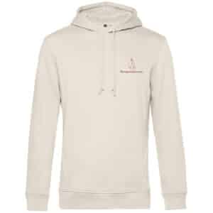 SWEAT A CAPUCHE (homme) - Pension clairvaloise - Élevage des pensées - Beige - BCU33B