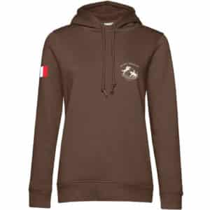 SWEAT A CAPUCHE (femme) – Ecurie de Saint Cézaire - BEGARD - Chocolat - BCW34B