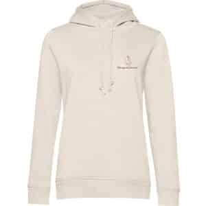 SWEAT A CAPUCHE (femme) – Pension clairvaloise - Élevage des pensées - Beige - BCW34B