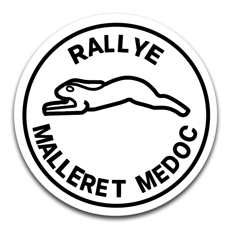 STICKER ROND - Rallye Malleret Médoc - STI001