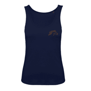DEBARDEUR (femme) - Massage bien être cheval - Navy - BC073